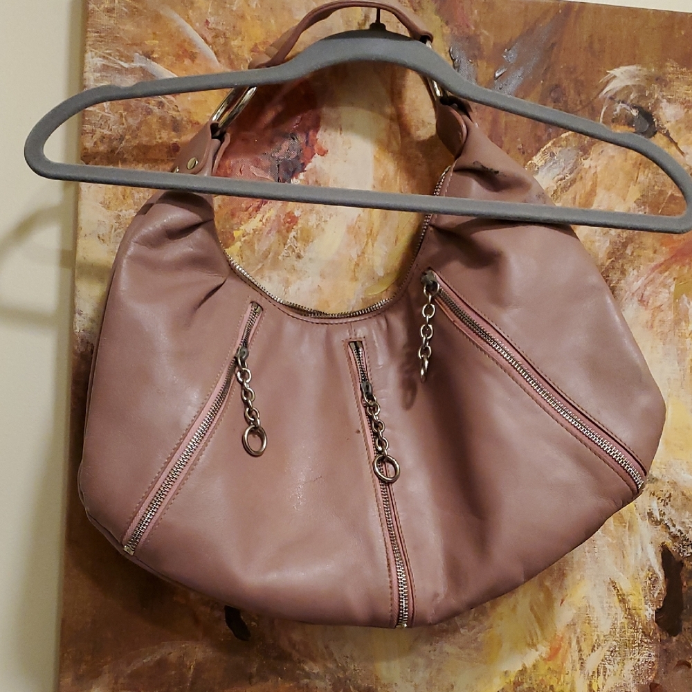Elegant Mauve Hobo Bag
